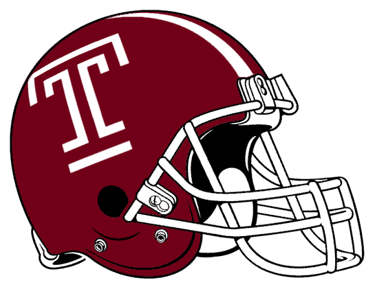 Temple Owls 2004-2006 Helmet Logo iron on transfers for clothing